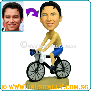 Custom 3D Male Biker Figurine